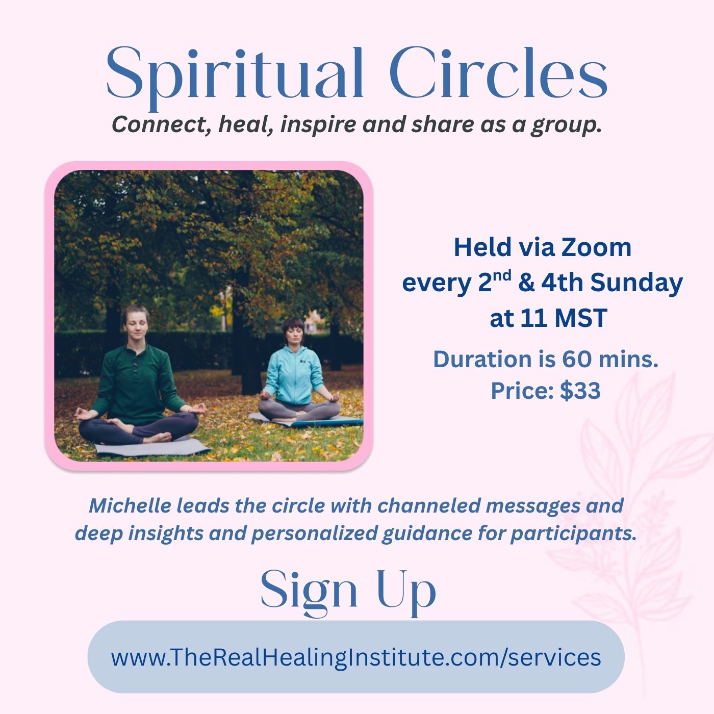 Michelle Sinclair - Spiritual Circles