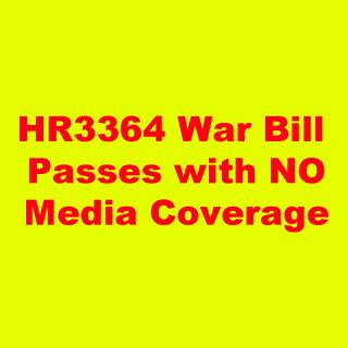 #UNRIG McKinney, HR3364 War Bill Passes with No Media Coverage - Pt. 1