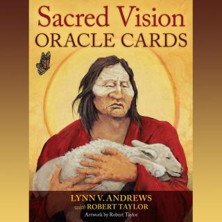 Sacred Vision Oracle Cards with Author's Lynn V. Andrews and Robert Taylor