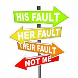 Blaming others! Are you seeing you?