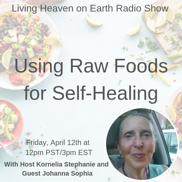 Using Raw Foods for Self-Healing
Prof. Johanna Sophia talks about her coaching strategy "EASY*FUN*RAW- Self Healing w/Foods"
