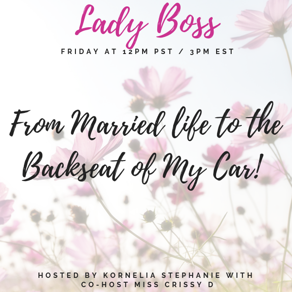  "From Married life to the Backseat of My Car!" With Miss Chrissy D