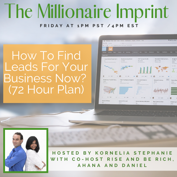 How To Find Leads For Your Business Now? (72 Hour Plan) with Rise and Be Rich