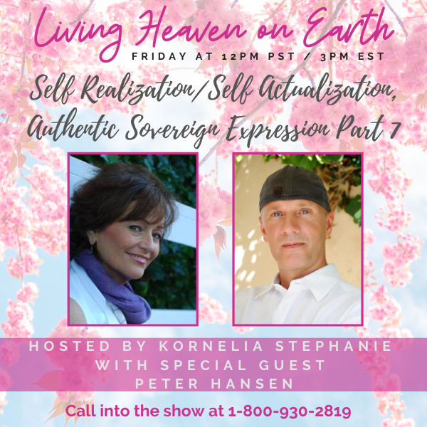 Self Realization/Actualization, Authentic Sovereign Expression Part 7 Kornelia Stephanie and Peter Hansen