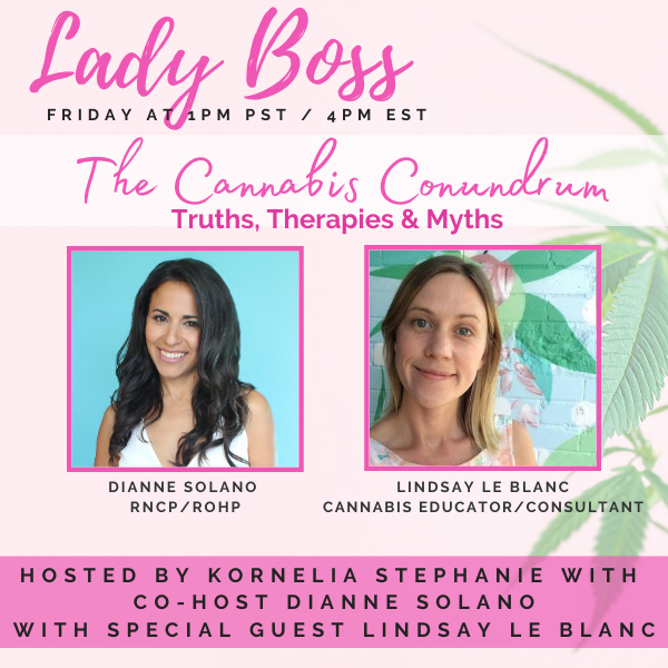 The Cannabis Conundrum: Truths, Therapies, & Myths with Dianne Solano and Lindsay Le Blanc