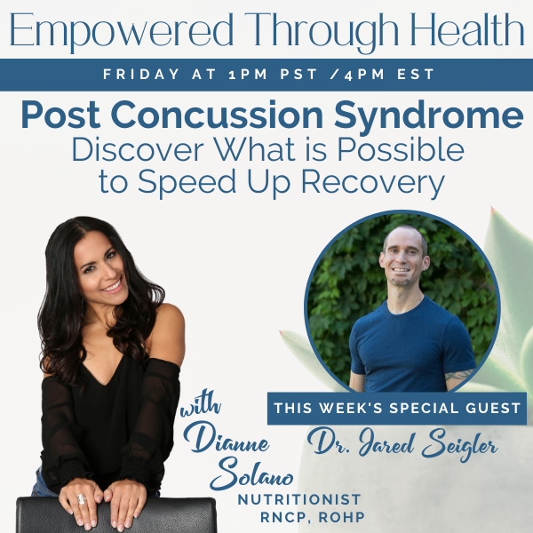 Post Concussion Syndrome - Discover What is Possible to Speed up Recovery with Special Guest Dr. Jared Seigler