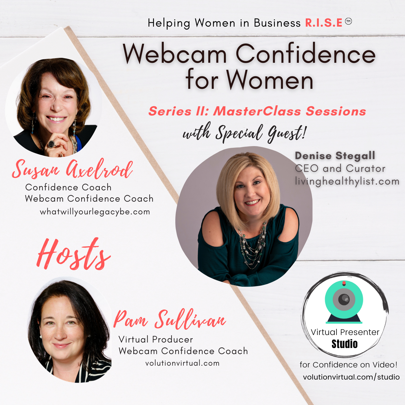 MasterClass in Webcam Confidence with Special Guest Denise Stegall