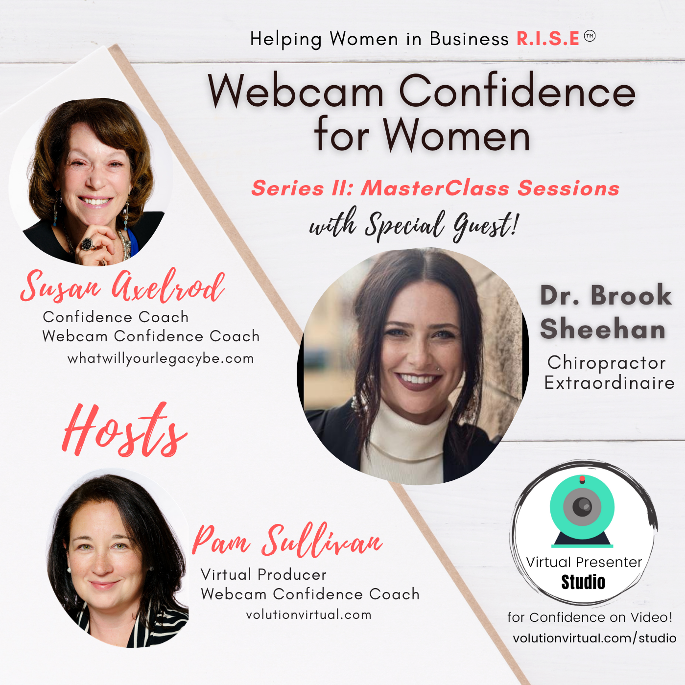 MasterClass in Webcam Confidence with Special Guest Dr. Brook Sheehan