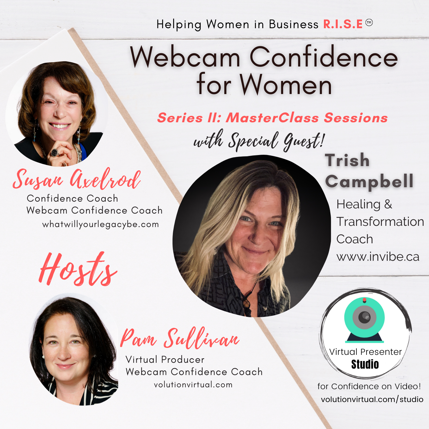 MasterClass in Webcam Confidence with Special Guest Trish Campbell