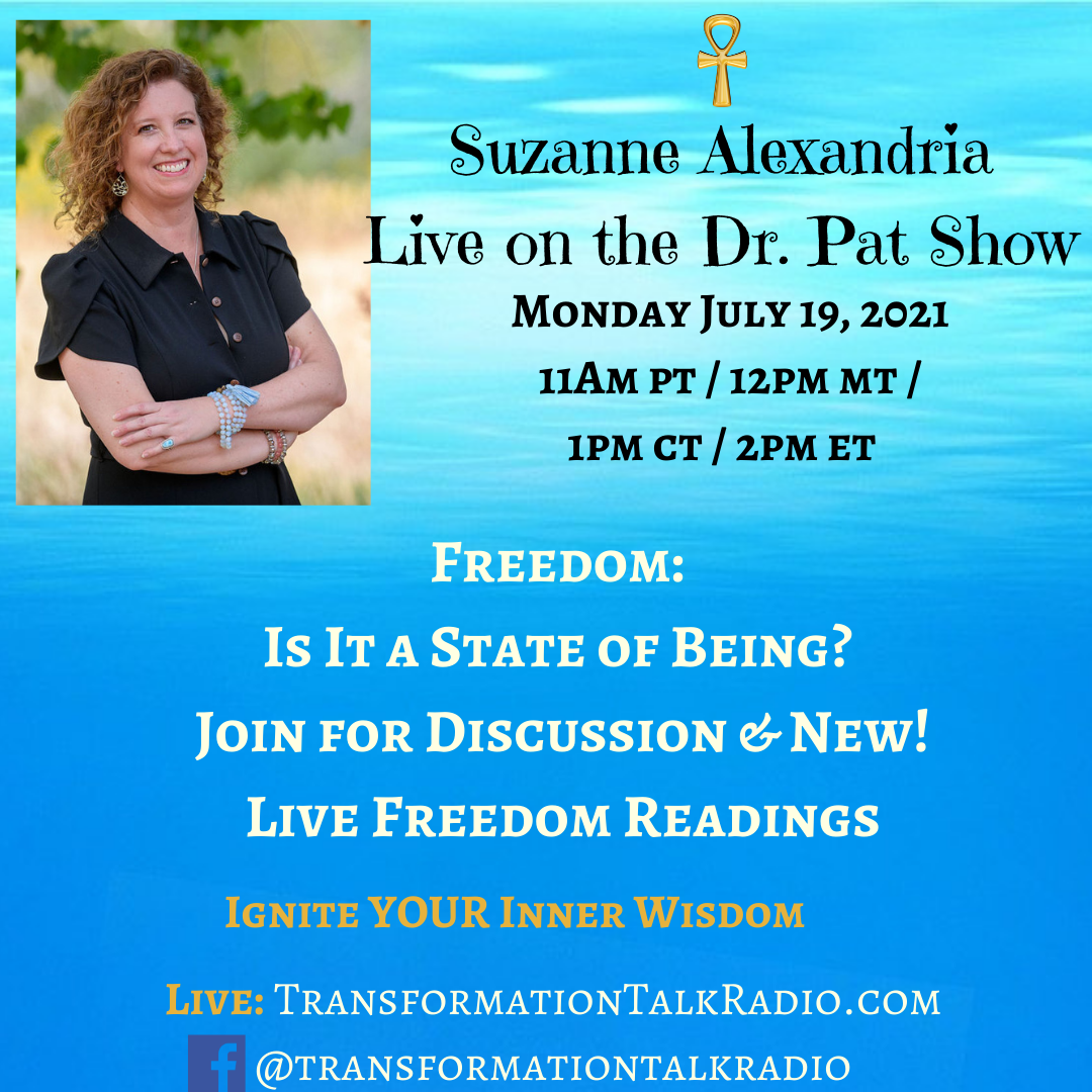 Freedom: Is It a State of Being? with Guest Suzanne Alexandria