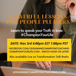 Powerful Lesson for People Pleasers