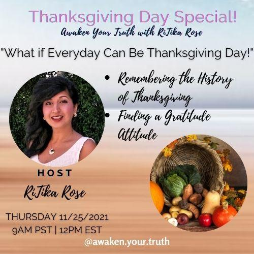 Thanksgiving Day Special! What if We Can Make Everyday Thanksgiving Day!