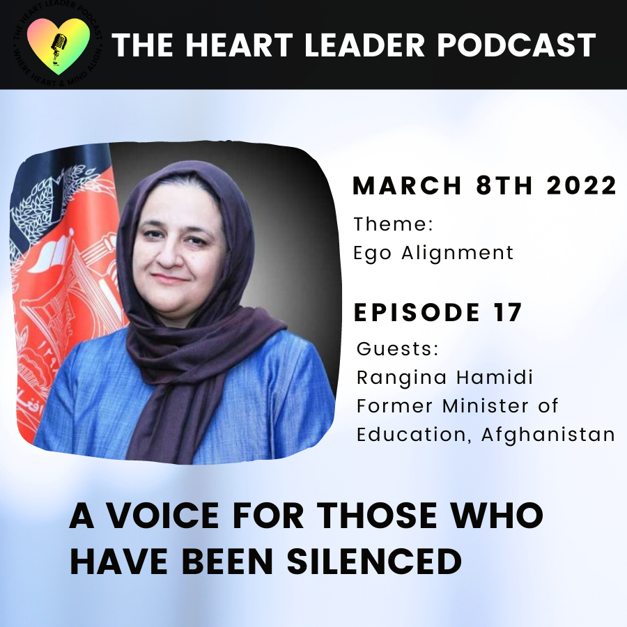 A Voice For Those Who Have Been Silenced with Guest Rangina Hamidi