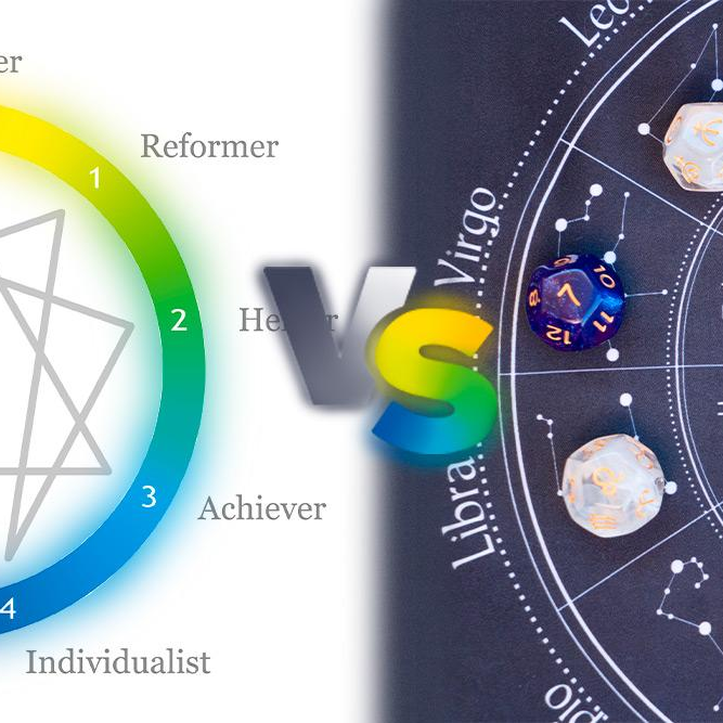 Enneagram versus Astrology – we use the differences to help you