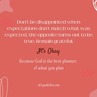 Expectations: Friend or Foe?