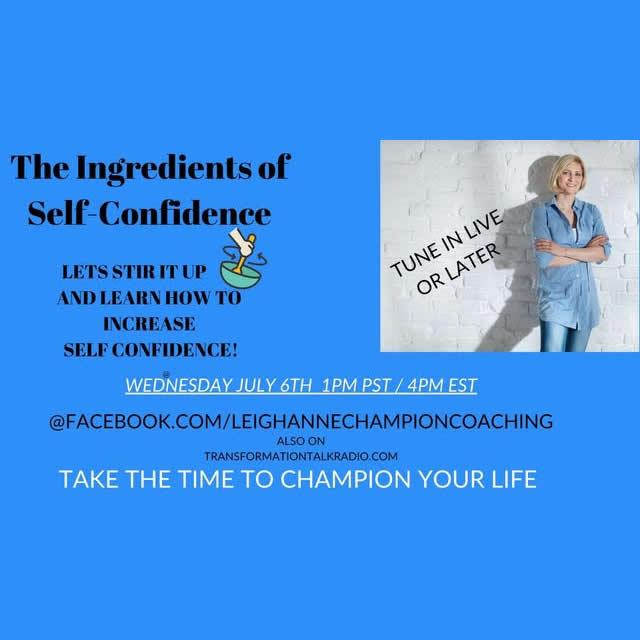 The Ingredients of Self-Confidence. Let's stir it up and learn how to increase it!


