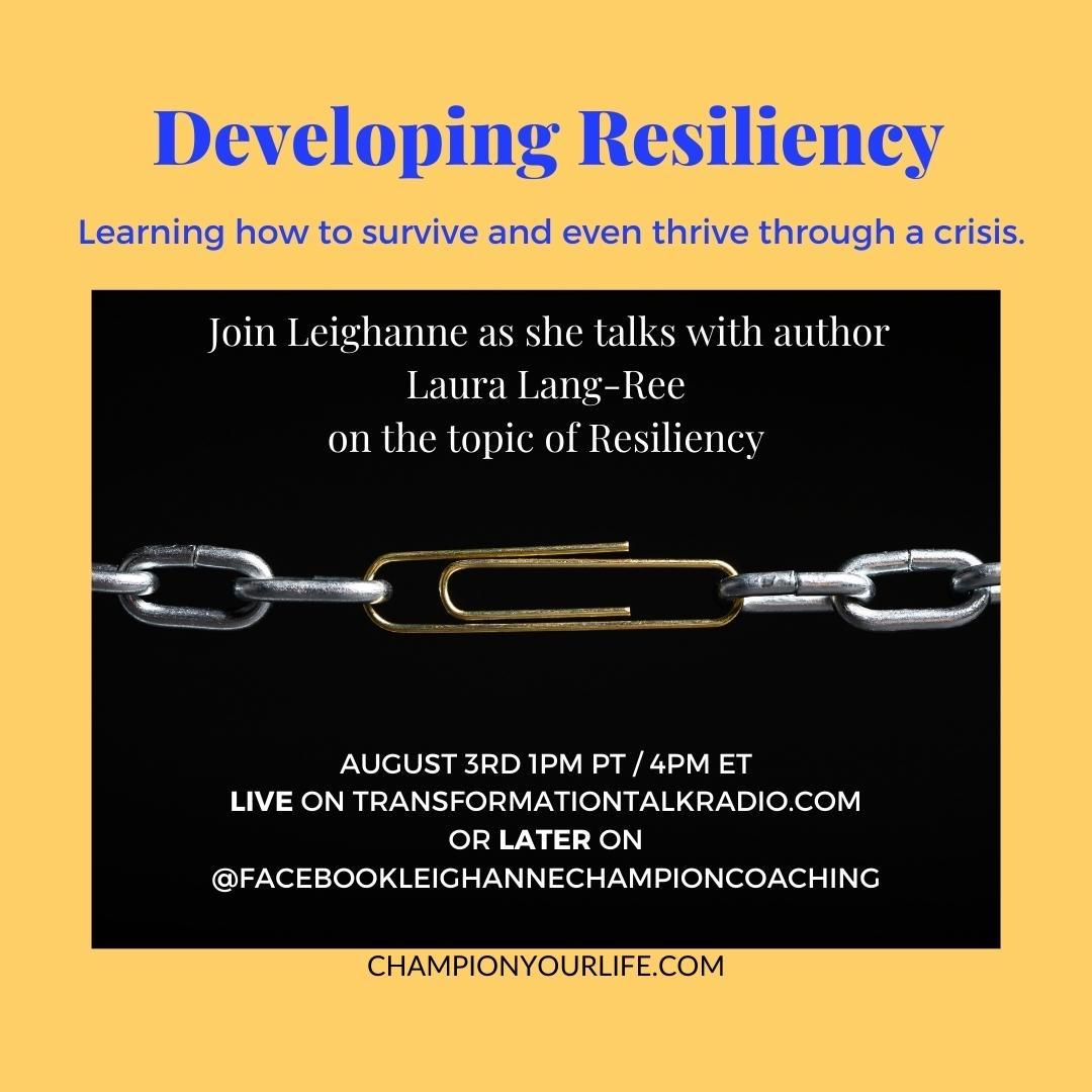 Developing Resilience