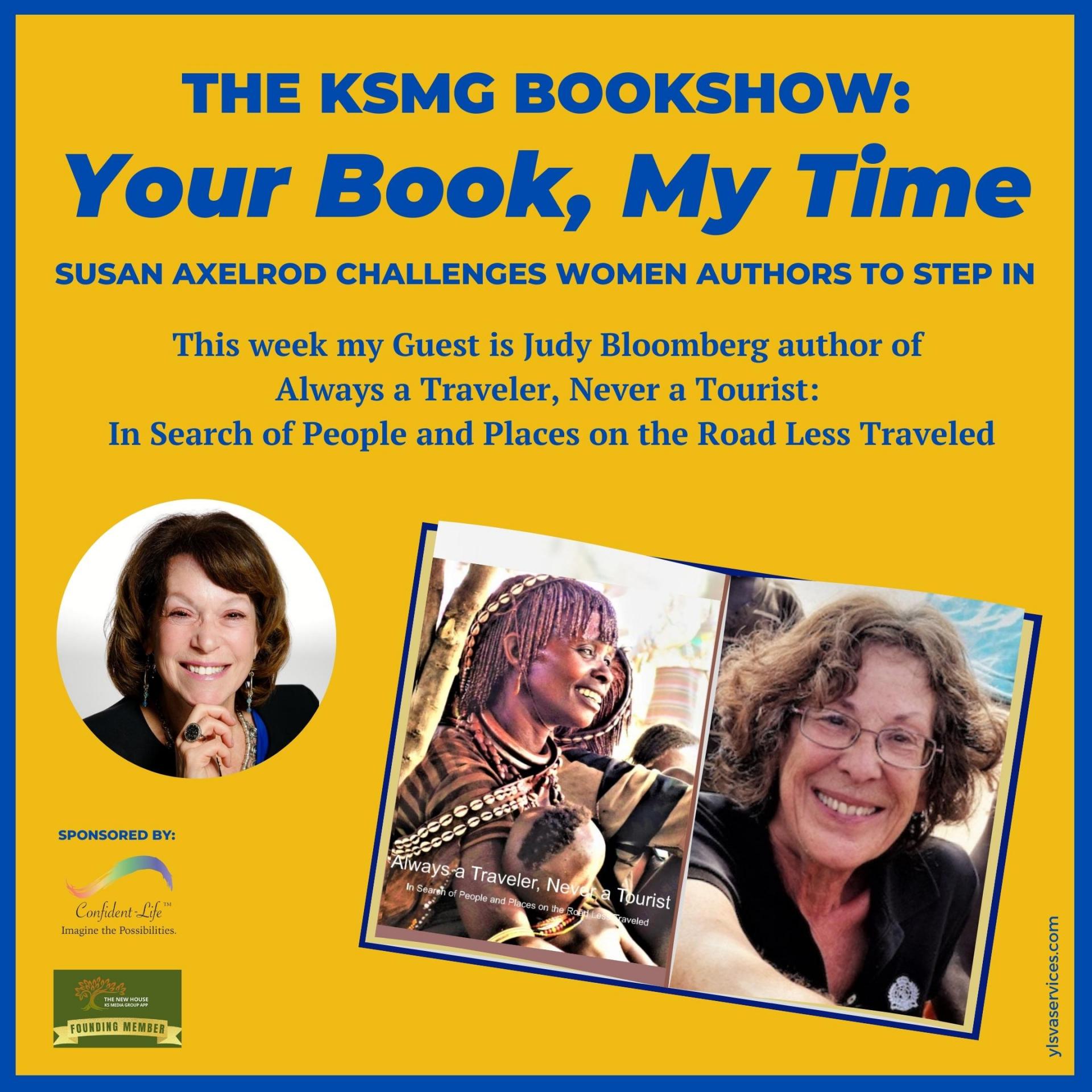 Your Book, My Time, Episode 24, with Guest Author, Judy Bloomberg