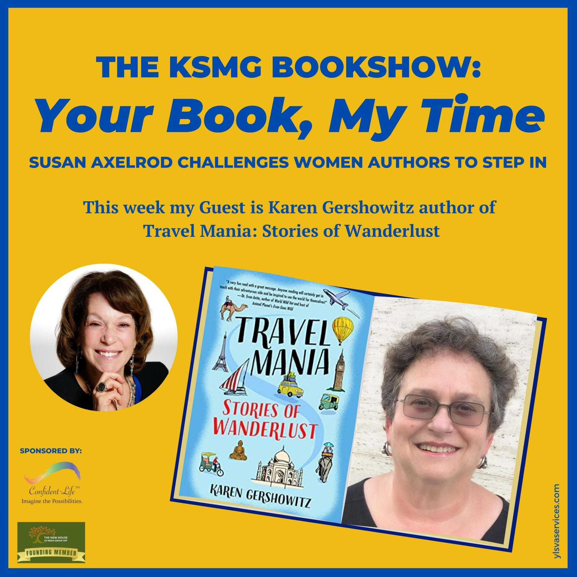 Your Book, My Time, Episode 25, with Guest Author, Karen Gershowitz