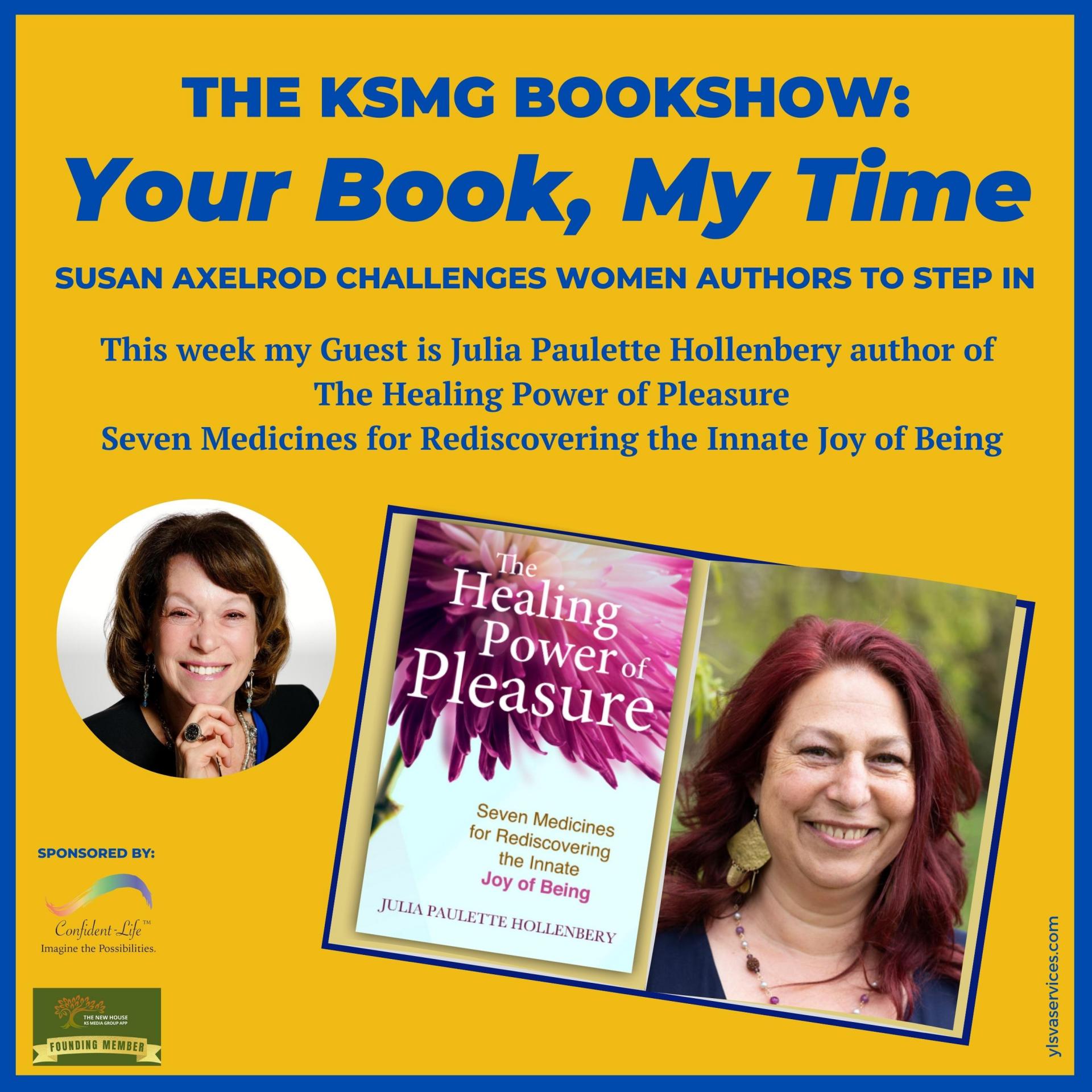 Your Book, My Time, Episode 29, with Guest Author, Julia Paulette Hollenbery