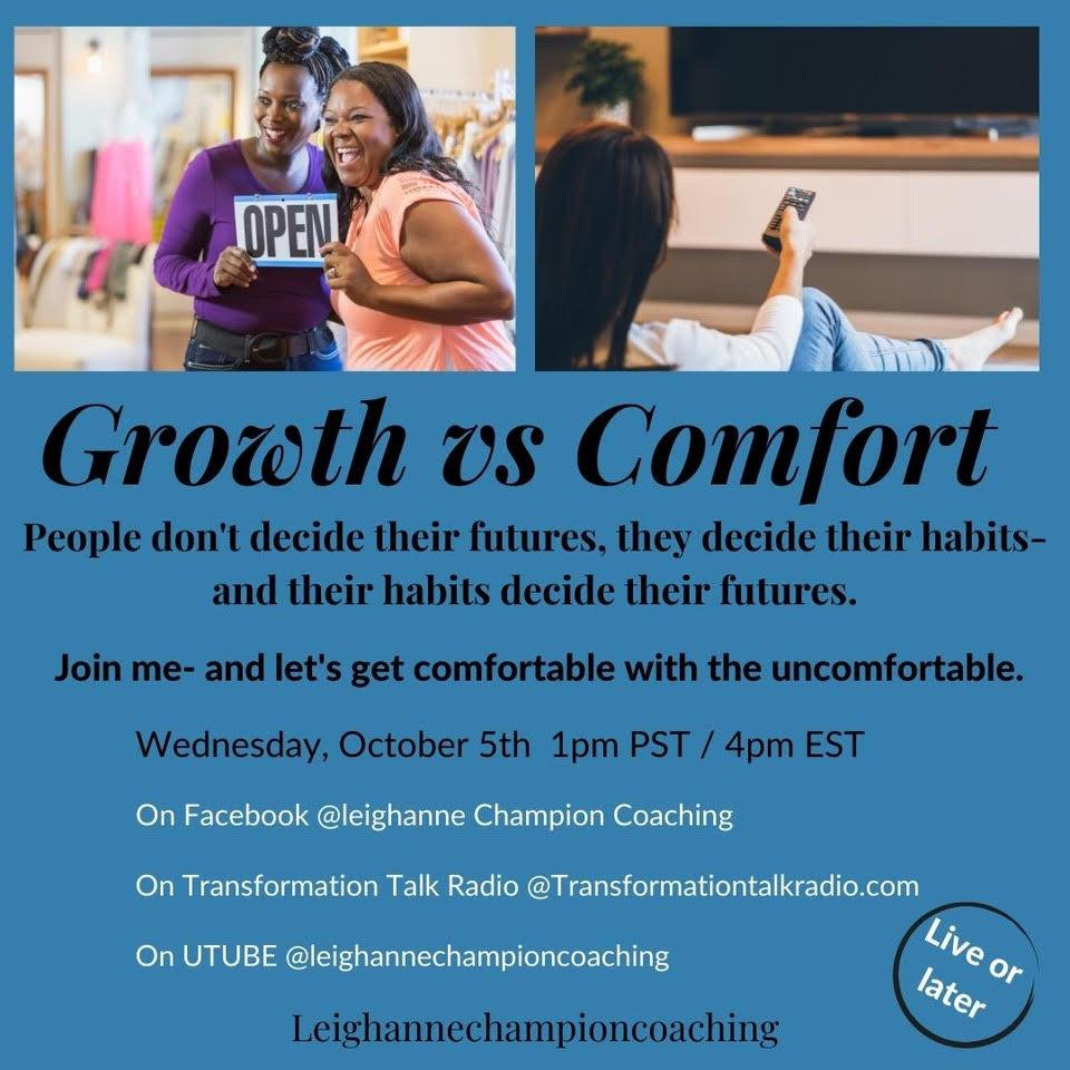 Growth vs Comfort