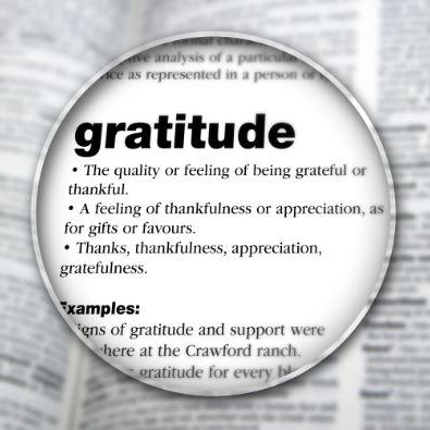Start the New Year with GRATITUDE!