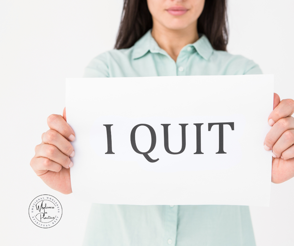 The Day She Quit Rescuing 