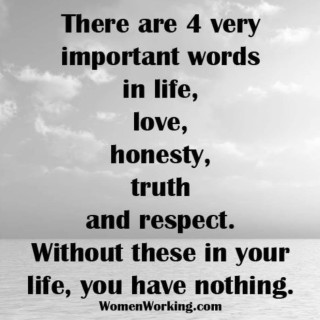 Love and Respect, not hate, judgement, or jealousy