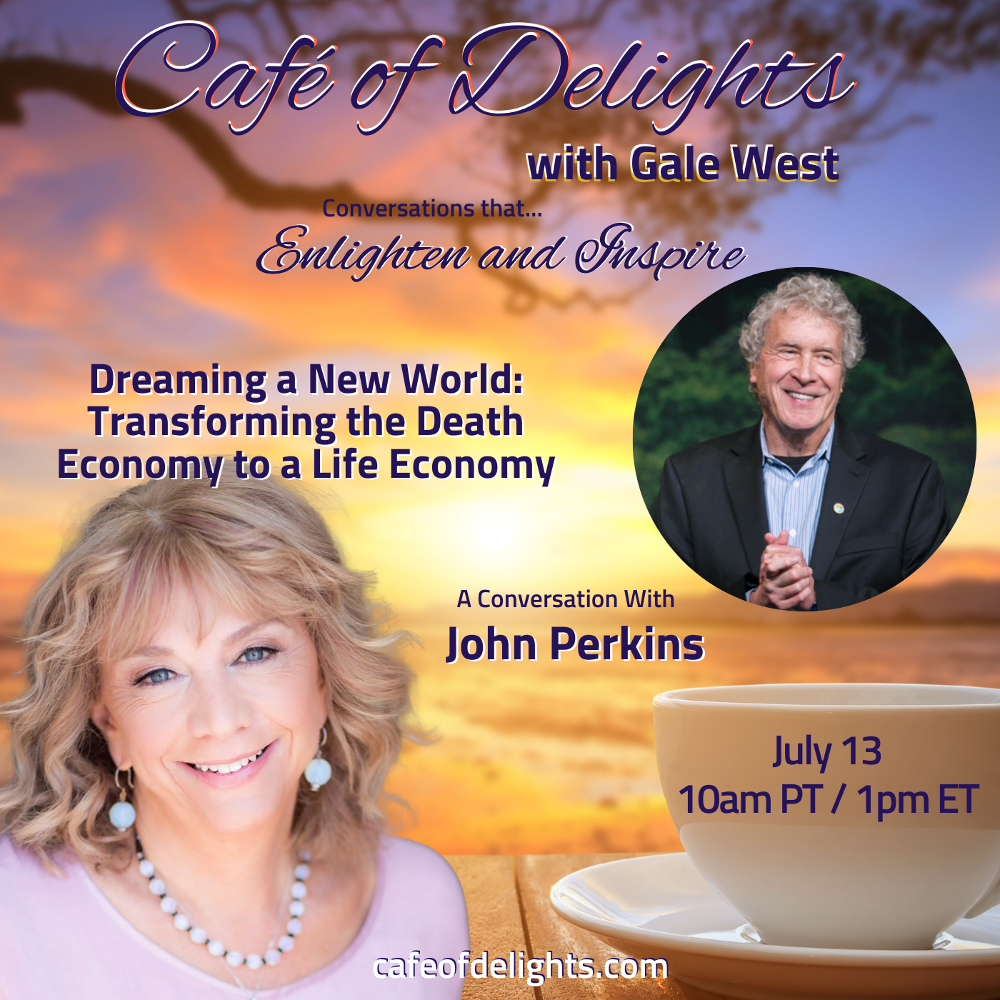 Dreaming a New World: Transforming the Death Economy to a Life Economy with John Perkins