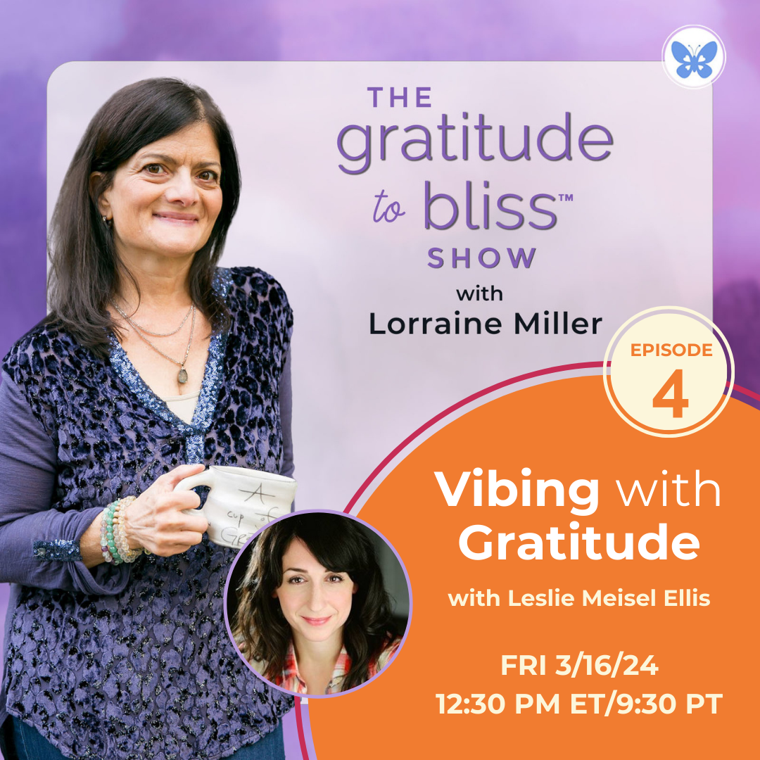 Vibing with Gratitude with special guest, Leslie Meisel Ellis