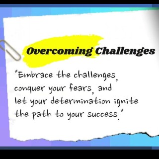 Are U Ready? Let’s Get To Work – Conquering Our Personal Challenges