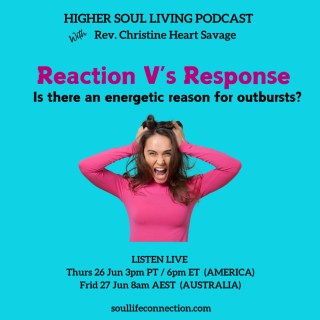 Reaction V's Response... is there is an energetic reason for outbursts!