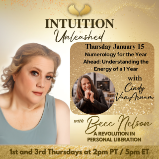 Numerology for the year ahead with Cindy Van Arnam on Intuition Unleashed, exploring the energy of a 1 Year and collective themes for new beginnings.