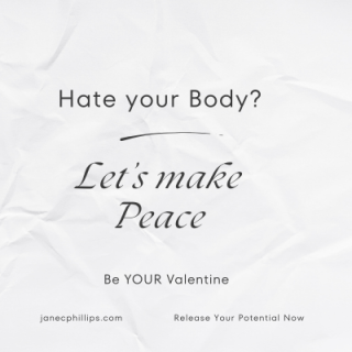 White Orange Floral Self Reminder Facebook Post  400 x 400 px