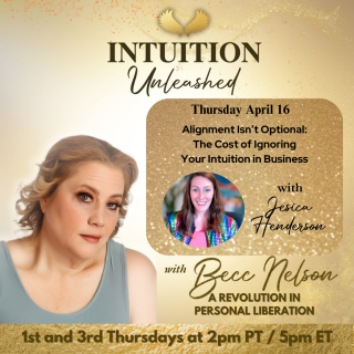 Podcast episode about alignment, intuition in business, and decision making with Becc Nelson and Jesica Henderson