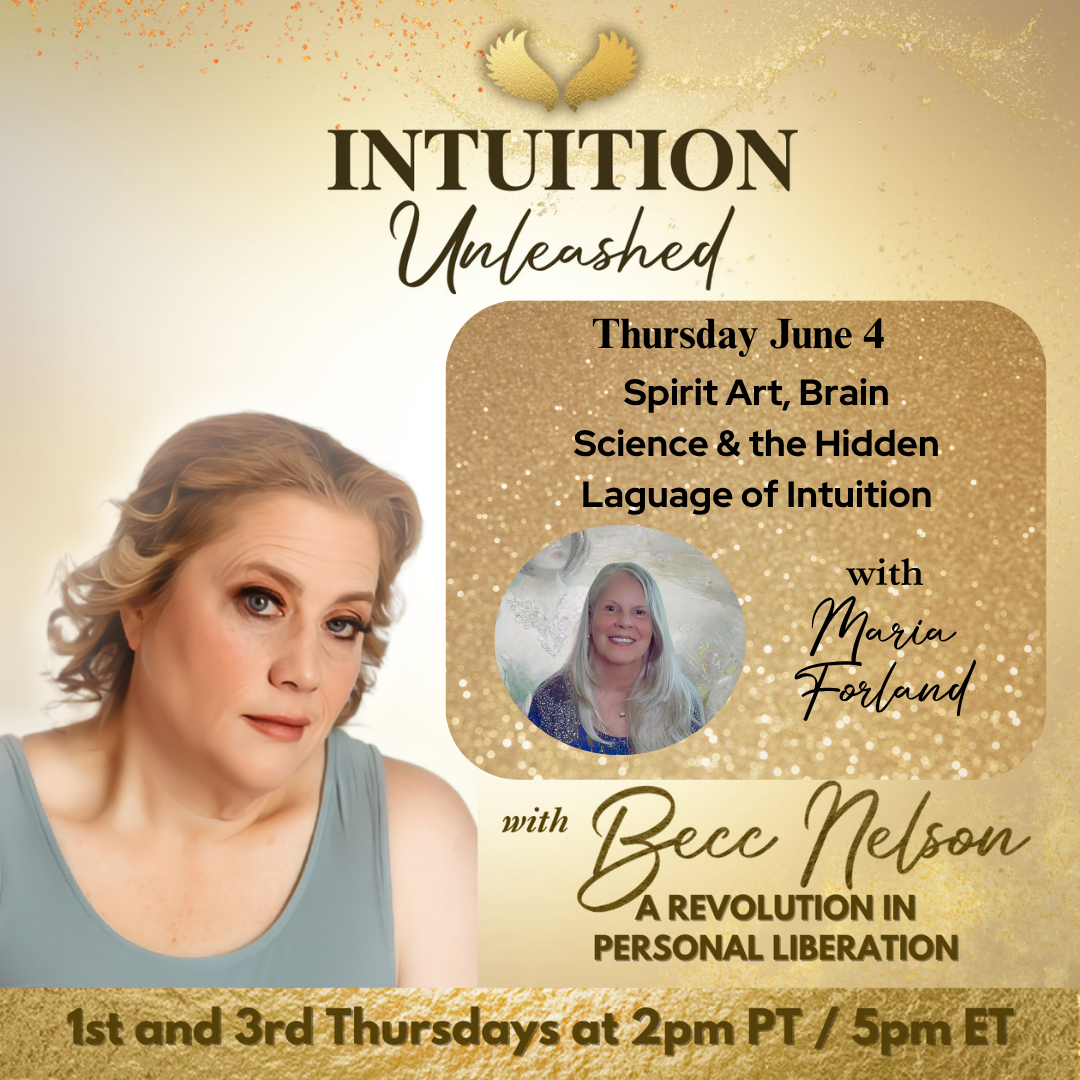 Maria Forland discusses Spirit Art brain science consciousness research and intuition on Intuition Unleashed