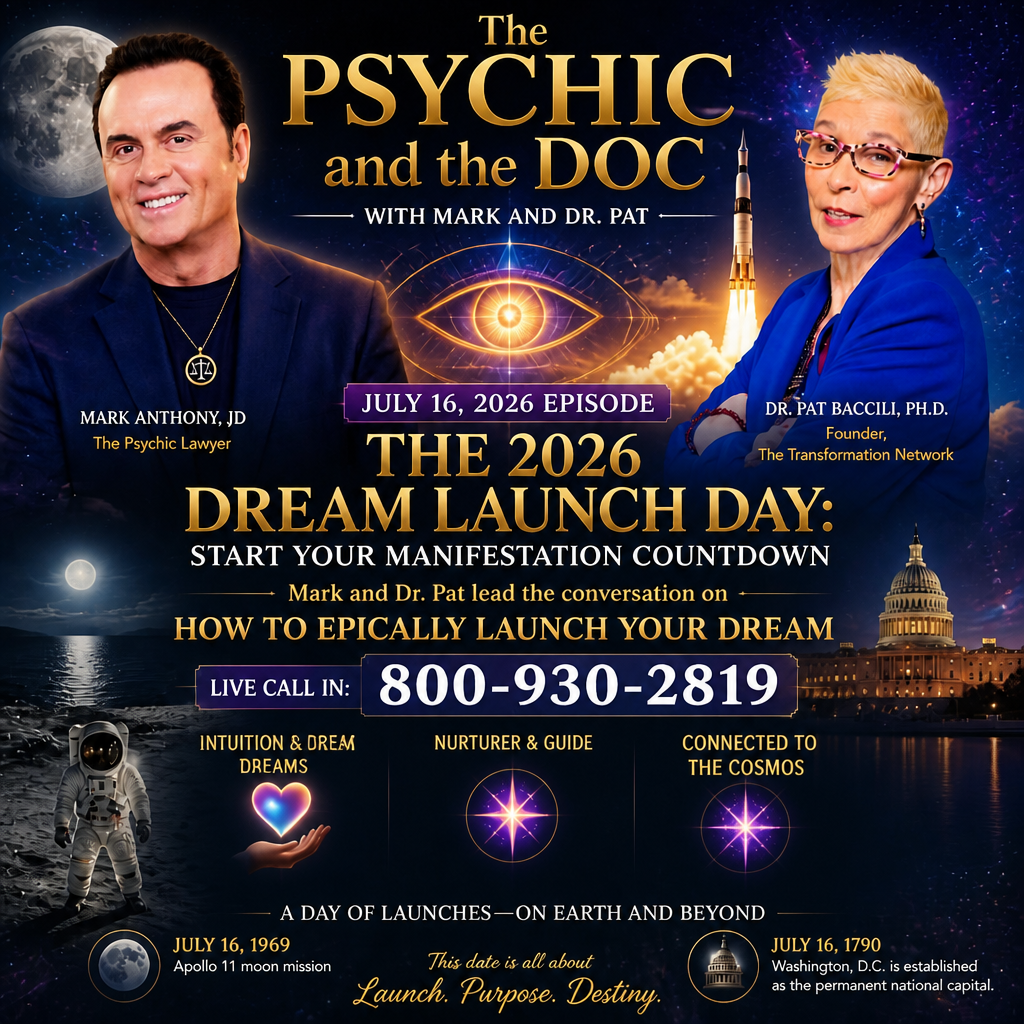 the psychic and the doc mark anthony drpat baccili launch your dream2